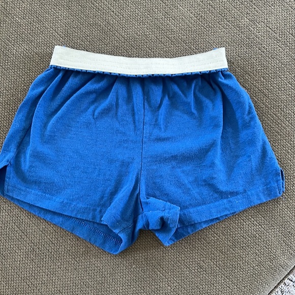 Youth YL (16) blue Soffe shorts - Picture 2 of 6